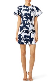 Navy Camouflage Wasting Time Dress by Keepsake