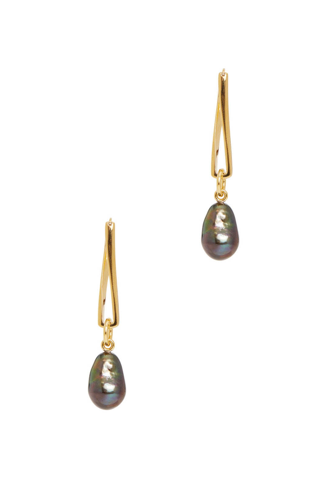 Pirouette Black Pearl Earrings by Missoma 1