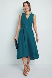 Belted V Neck Midi Dress by 3.1 Phillip Lim