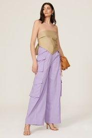 Purple Utility Trousers by rokh