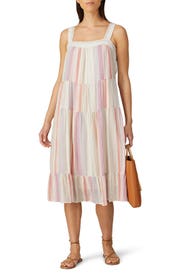 Scoop Neck Striped Dress by Rails
