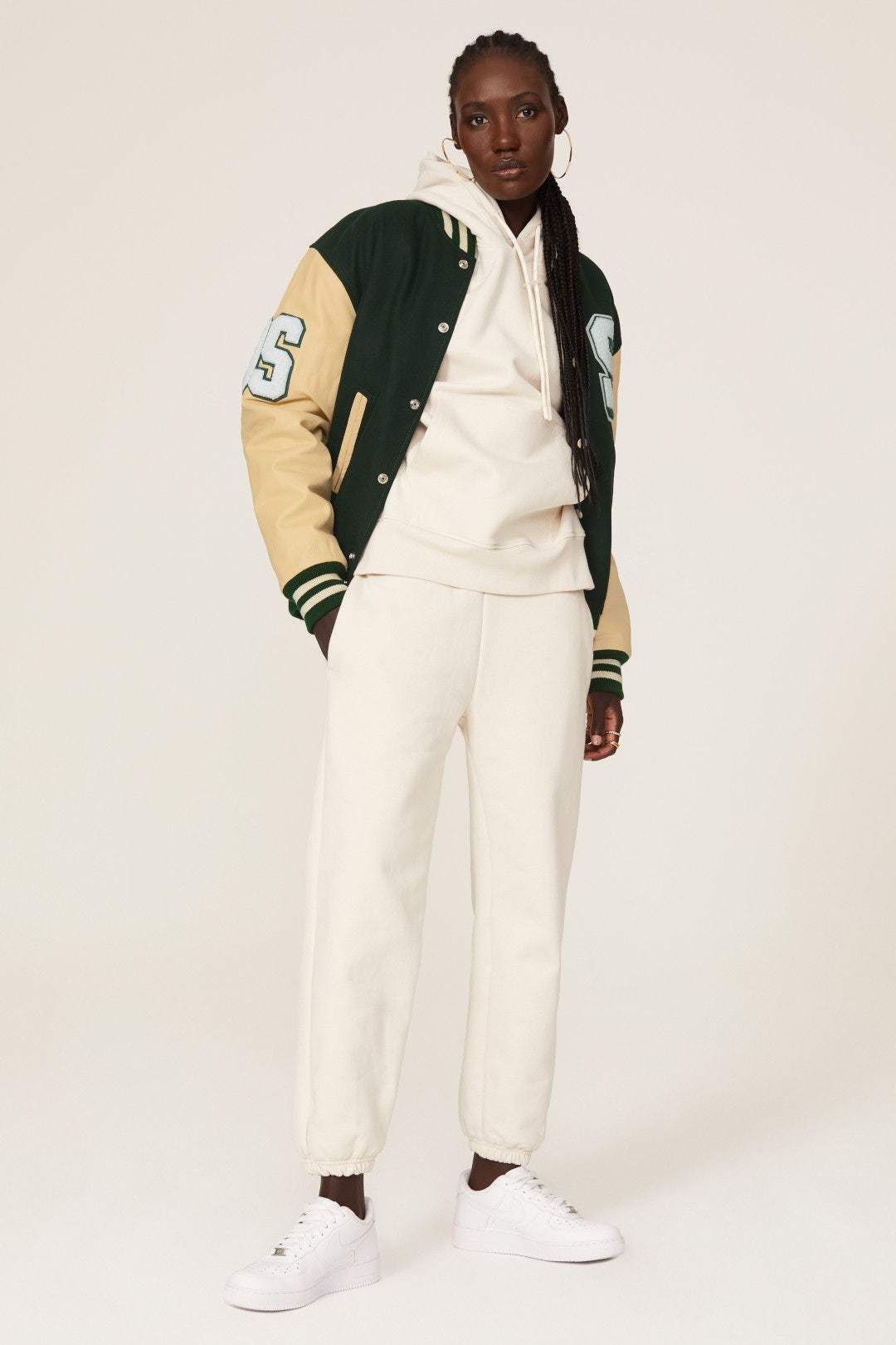 Green Varsity Letterman Jacket by STADIUM by Stadium Goods Rent the