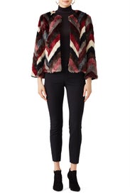 Jenna Faux Fur Jacket by Waverly Grey