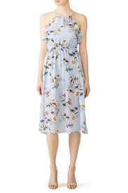 Floral Flutter Front Dress by Fleurtine