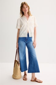 Flared Wide Leg Crop Jeans by Madewell