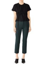 Textured Novel Tie Top by Proenza Schouler