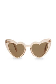 Heart Shaped Sunglasses by Saint Laurent