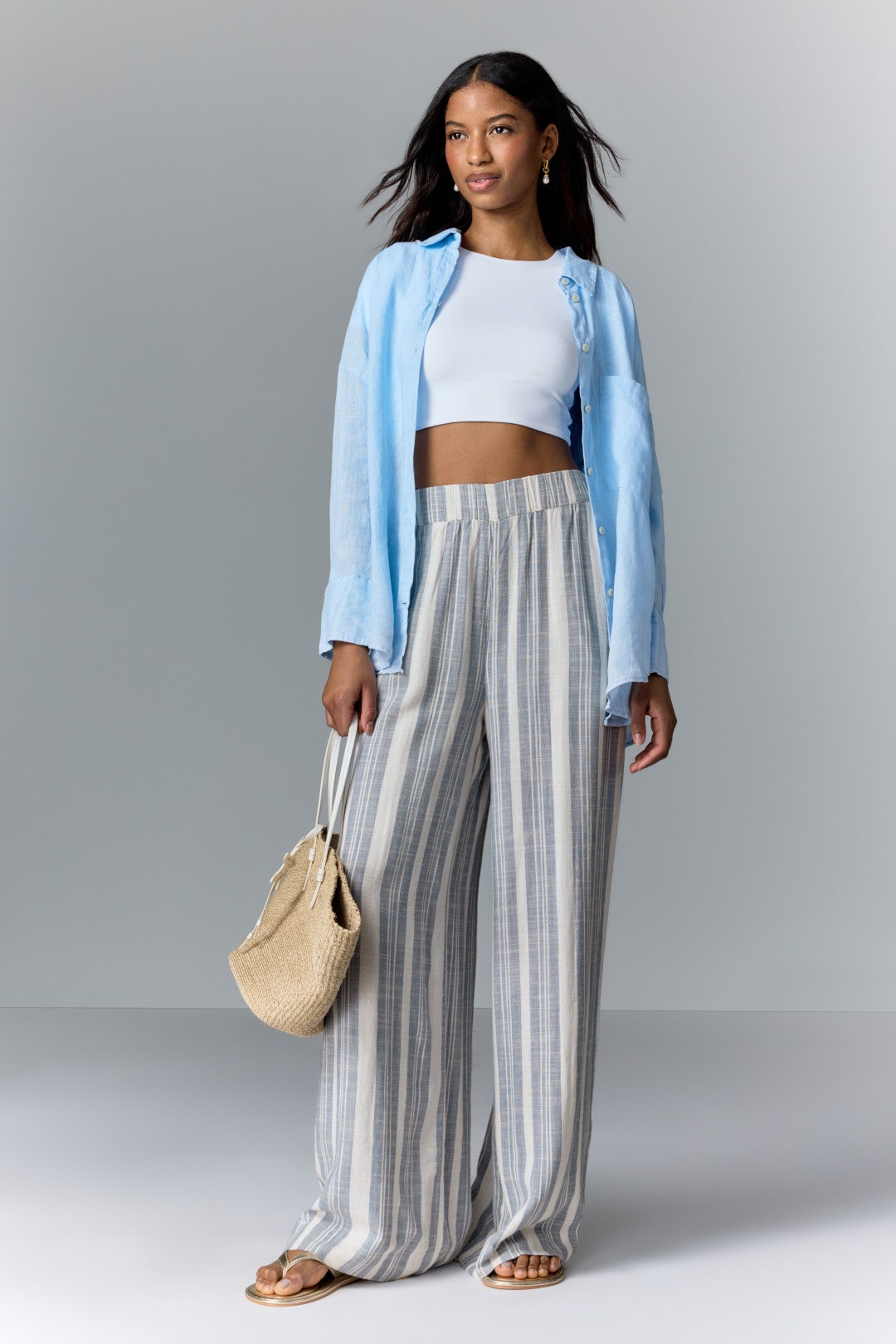 Raegen Stripe Pants by Splendid 0