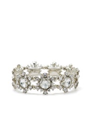 Silver Crystal Stretch Bracelet by Slate & Willow Accessories