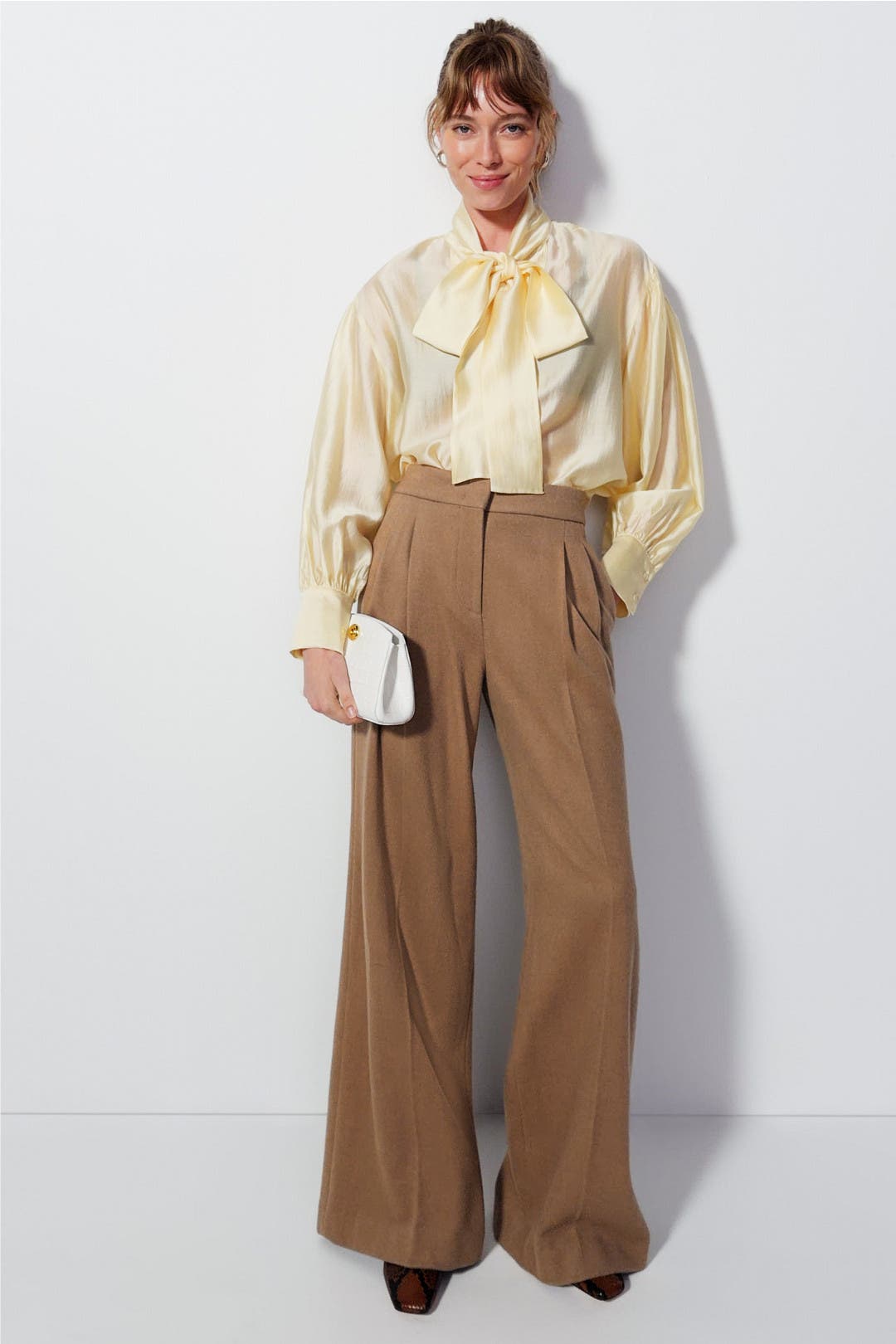 Pleated Trousers by Another Tomorrow | Rent the Runway