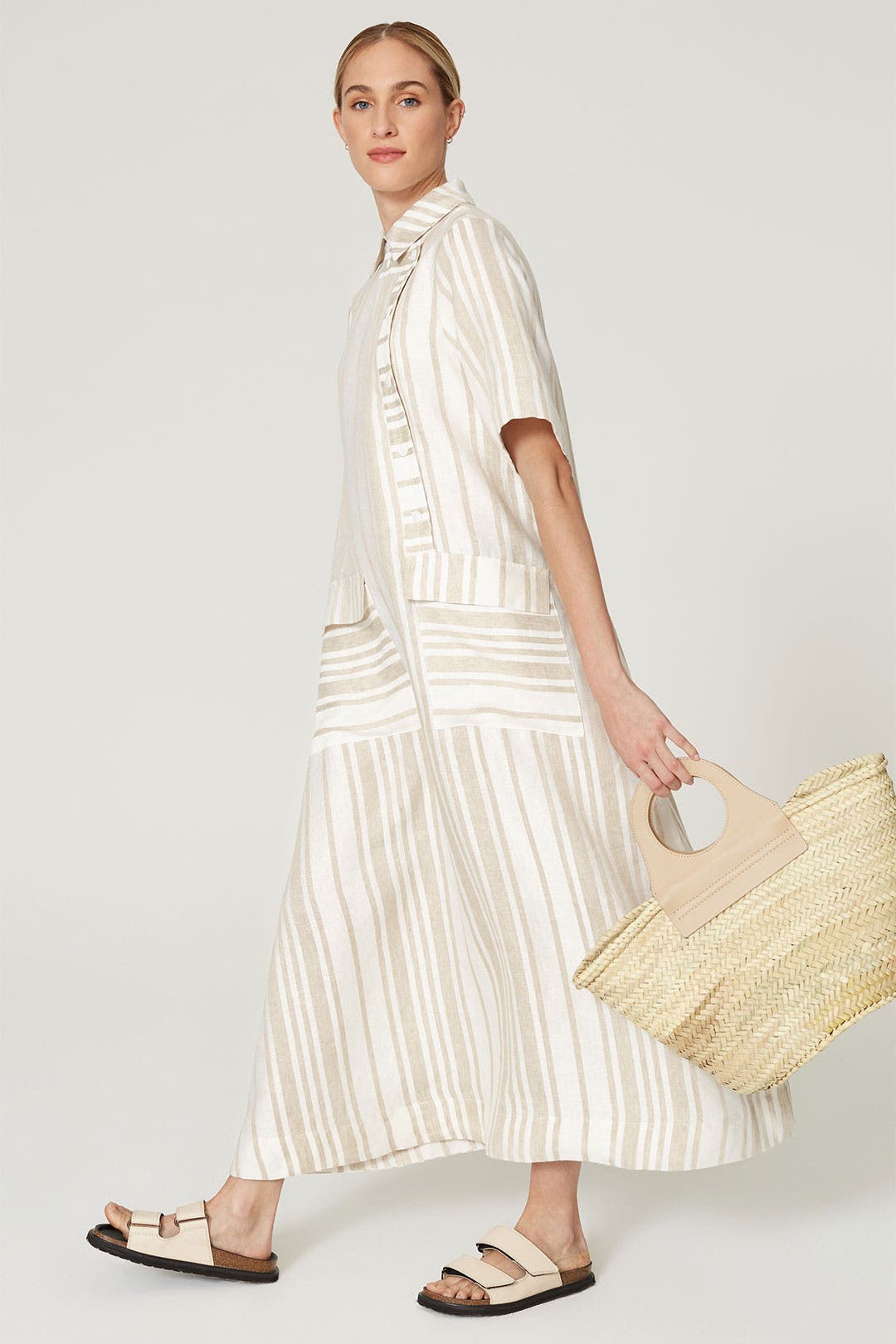 Asymmetrical Closure Shirt Dress by Co | Rent the Runway
