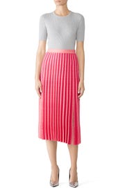 Pleated Knit Skirt by Derek Lam 10 Crosby