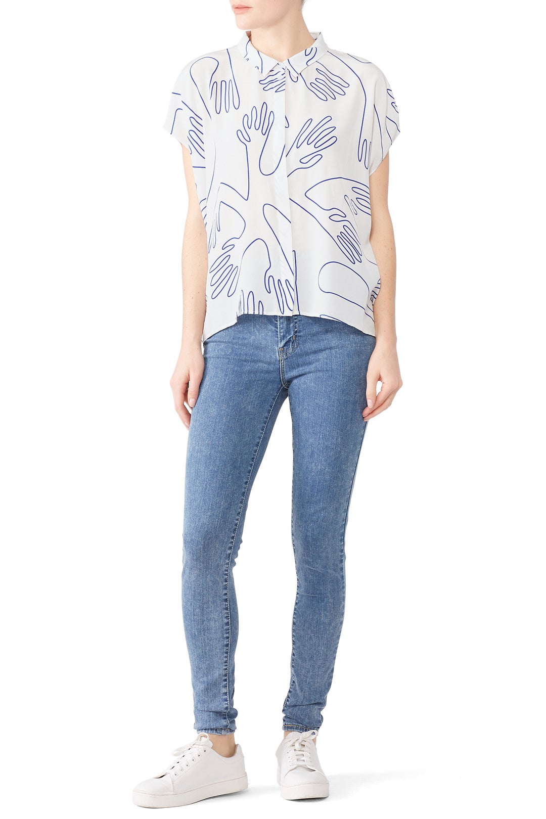 Sentosa Print Shirt by Elk 0