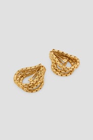 Teardrop Chain Earrings by Kenneth Jay Lane