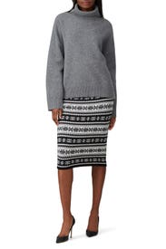 Fair Isle Knit Skirt by Lauren Ralph Lauren