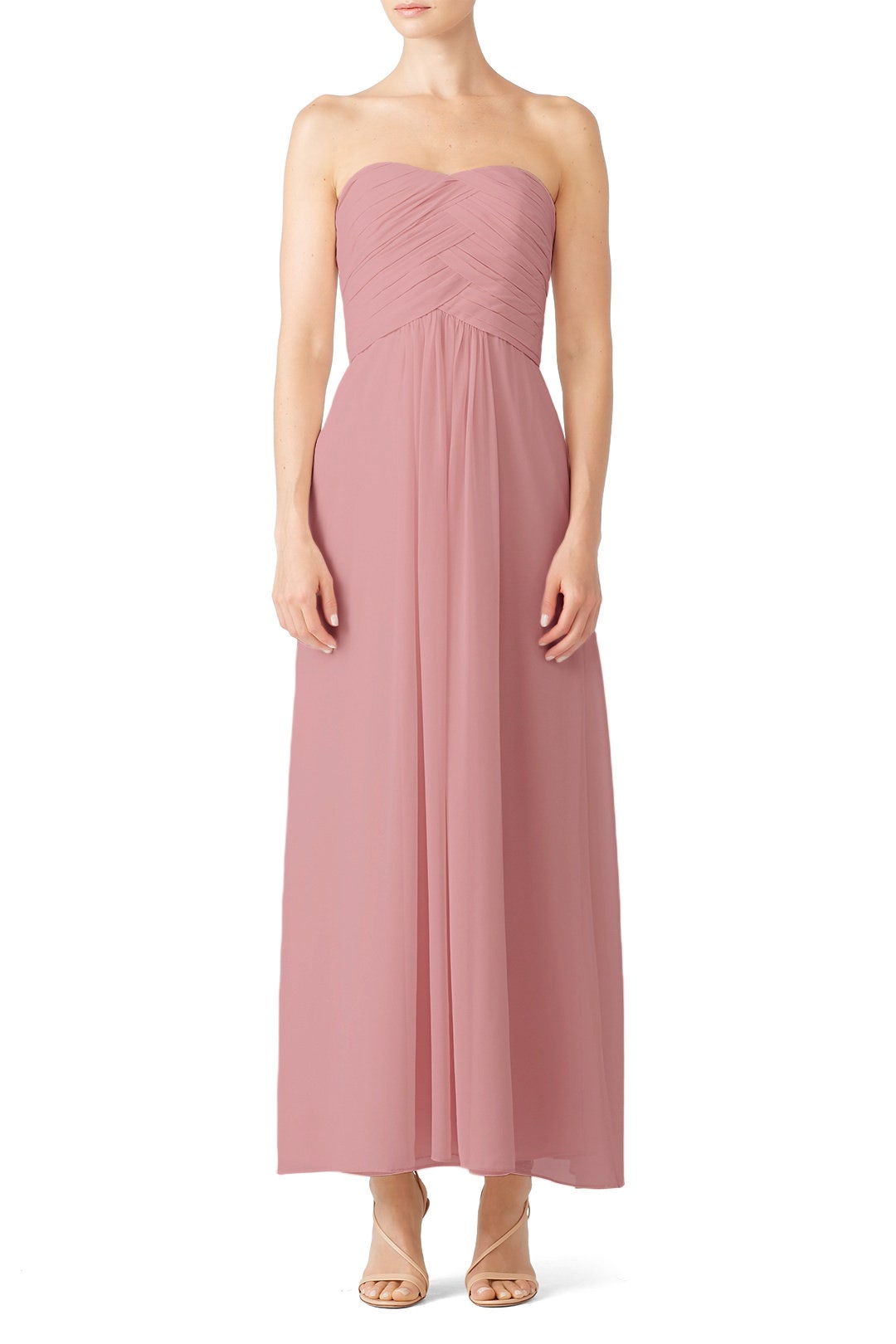 Cerise Jordan Gown by Monique Lhuillier Bridesmaid 0