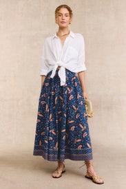 Midi Printed Floral Skirt by Polo Ralph Lauren