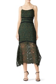 Ophelia Lace Midi Dress by STYLESTALKER