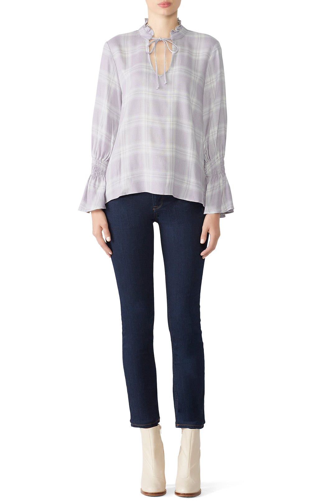 Plaid Jennifer Top by Waverly Grey 0