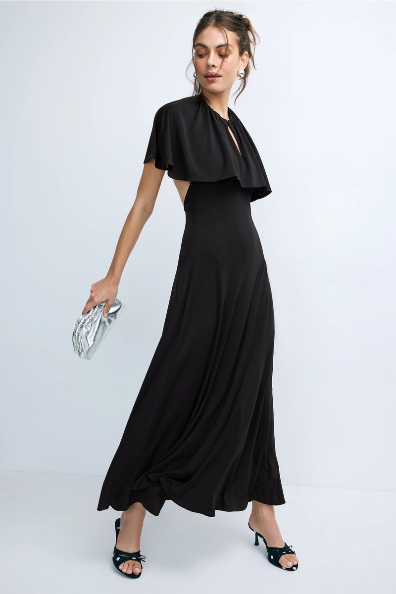 Cape Midi Dress by WEWOREWHAT - Photo 0