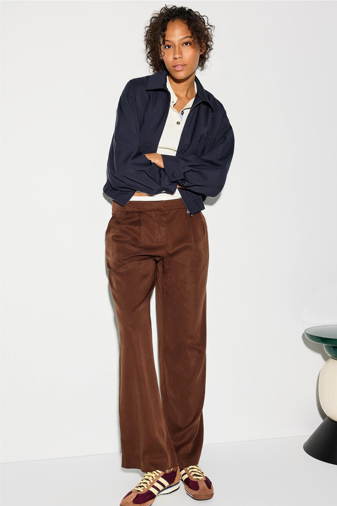 CLAUDIE PIERLOT ストライプカーディガン Cardigan with braided trim for women | Claudie Pierlot