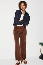 Navy Collared Zip Up Jacket by Claudie Pierlot