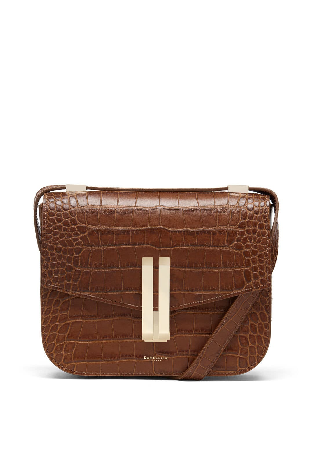 Cognac Croc Vancouver Bag by DeMellier for $75 | Rent the Runway