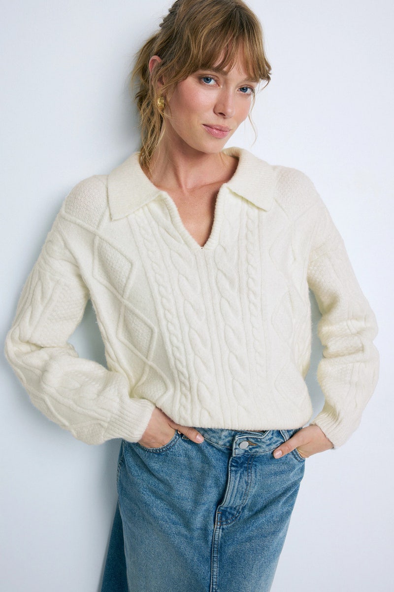 Francis Polo Sweater by Fifteen Twenty - Photo 0