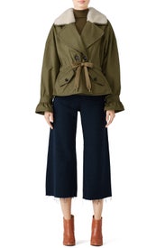 Green Annalise Jacket by Marissa Webb