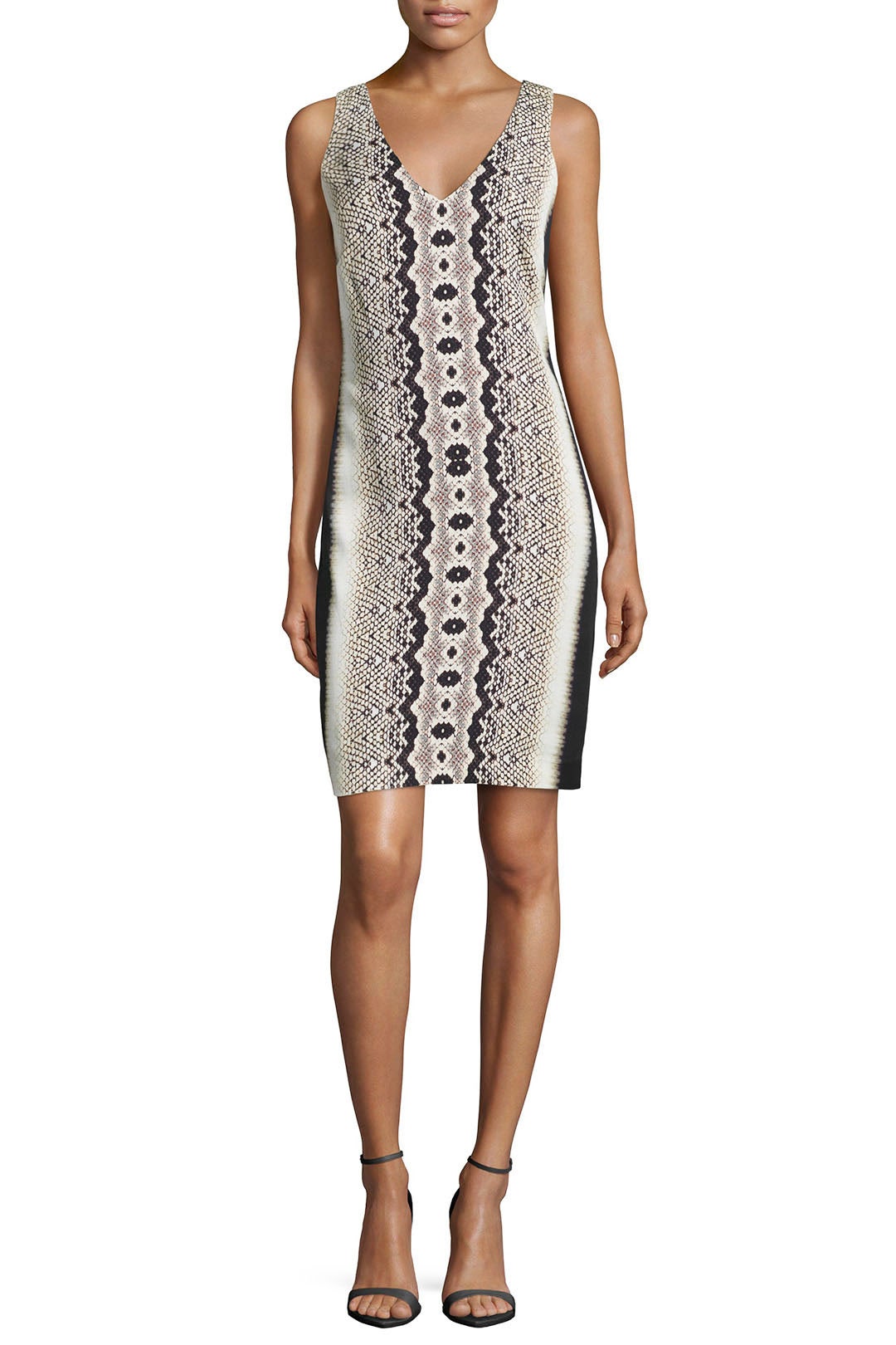 Anaconda Print Sheath by Nicole Miller 0