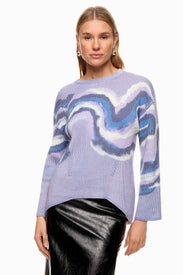 Tie Dye Ribbed Mock Neck Sweater by Prabal Gurung x RTR