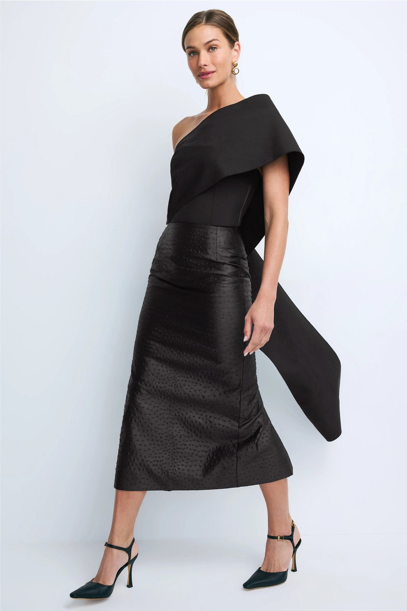 Ostrich Satin Column Skirt by Róhe - Photo 0