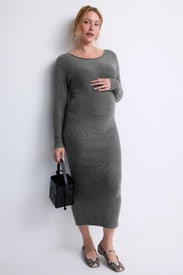 Maternity Tobie Off The Shoulder Knit Dress by ripe