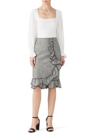 Silk Sleeve Merino Pullover by Rebecca Taylor NYC
