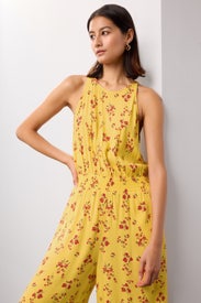 Yellow Floral Jumpsuit by Thakoon x RTR