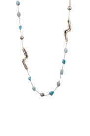 Two Tone Sculptural Necklace by Alexis Bittar