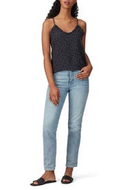 Dotted Felicity Ruffle Top by B Collection by Bobeau