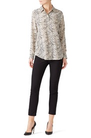 Reptile Slim Signature Shirt by Equipment