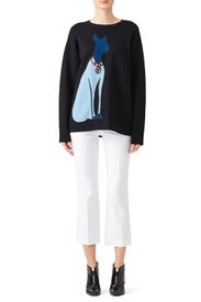 Black Cat Sweatshirt by Jason Wu