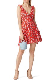 Tie Back V-Neck Dress by Louna
