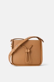 Brown Soleil Mini Bucket Drawstring Bag by 3.1 Phillip Lim Accessories