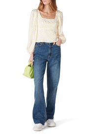 Floral Lana Top by Staud