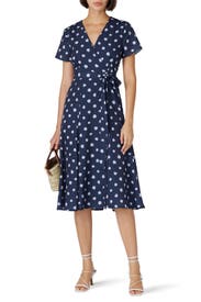 Ditsy Floral Wrap Dress by Slate & Willow