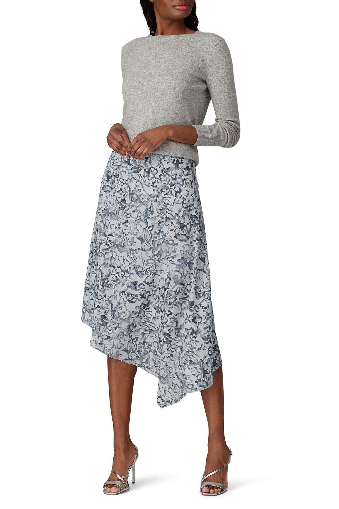 Asymmetrical Hem Skirt by Victor Alfaro Collective Rent the Runway