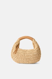 Julia Raffia Hobo by Cleobella Handbags