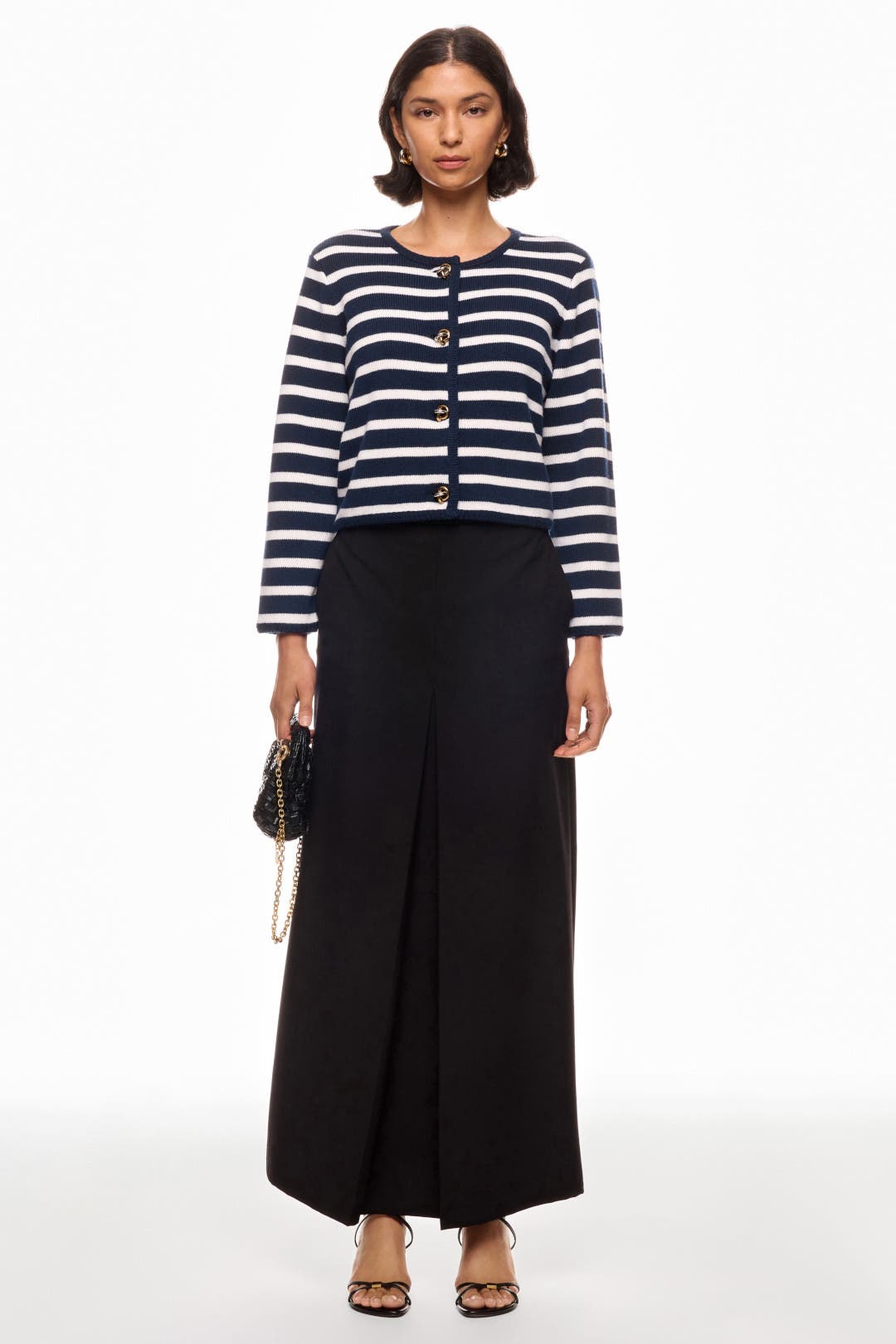 Derek Lam 10 Crosby デレク・ラム・10 クロスビー カシミヤ混 バックベルト リブニット セーター サイズS レディース 【中古】 Derek Lam 10 Crosby デレク・ラム・10 クロスビー カシミヤ混