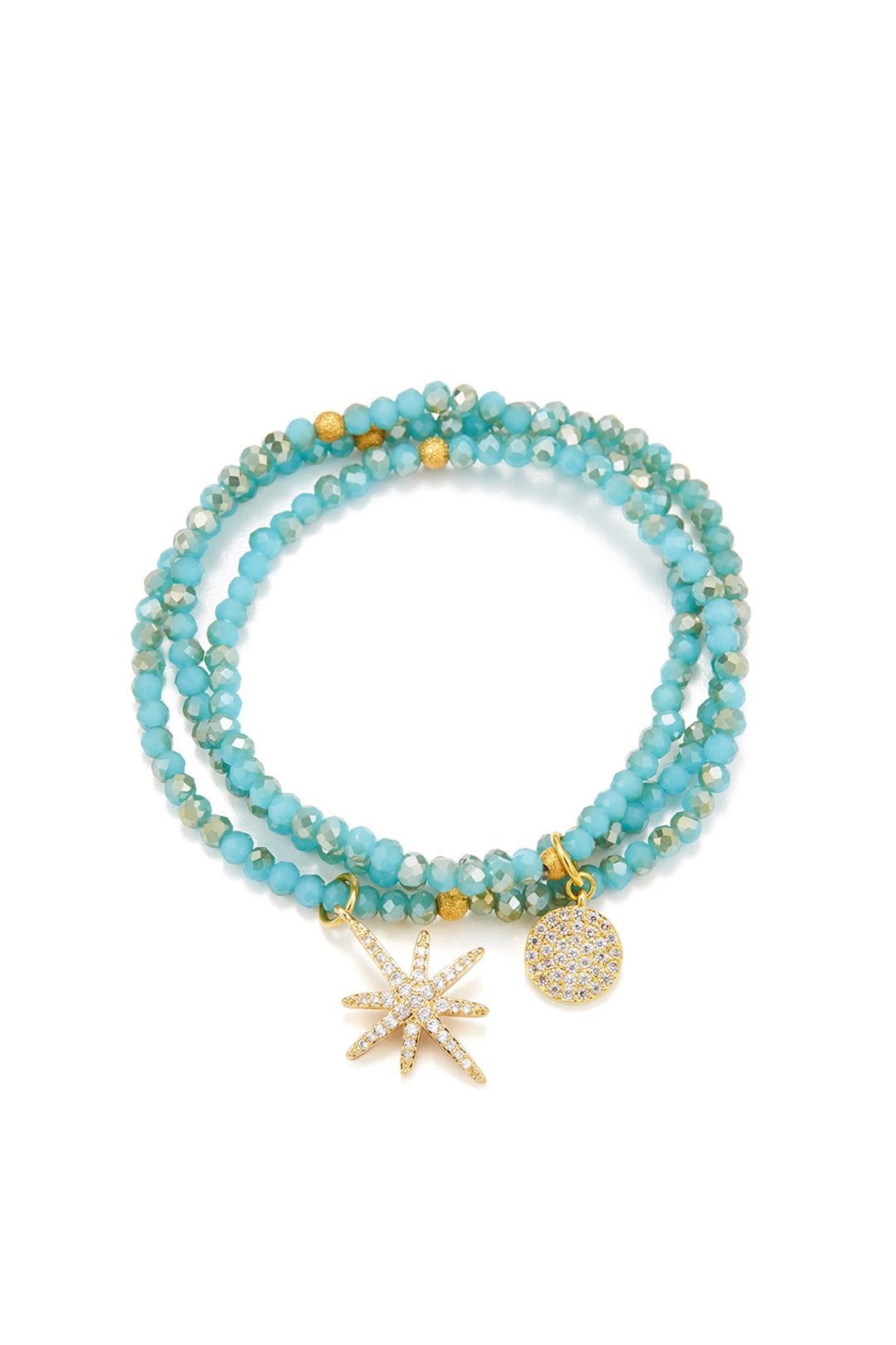 Beaded Charm Wrap Bracelet by Elise M.