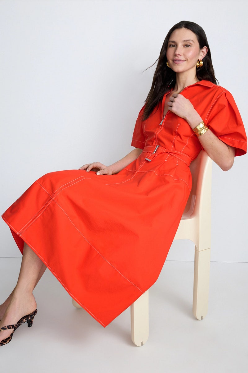 Meredith Cotton Midi Dress by SIMKHAI - Photo 0