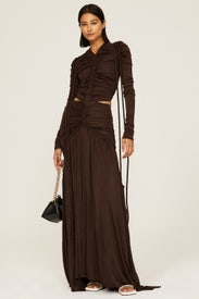 Cinched Cutout Maxi Dress by Proenza Schouler
