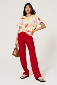 Multi Color Floral Blouse by Peter Som x RTR